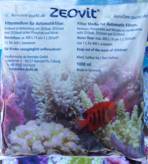 KZ Zeovit 1000ml AUTOMATIC