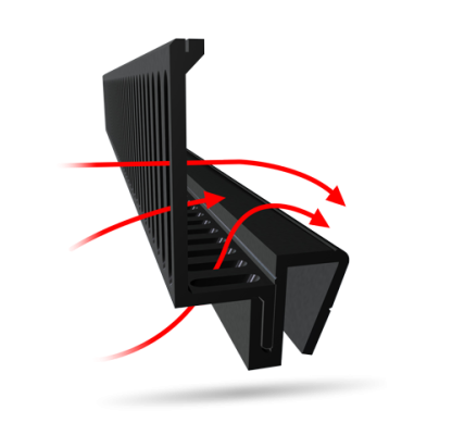 Ultra-Flow přepadový hřeben pro akvária 150cm 1ks