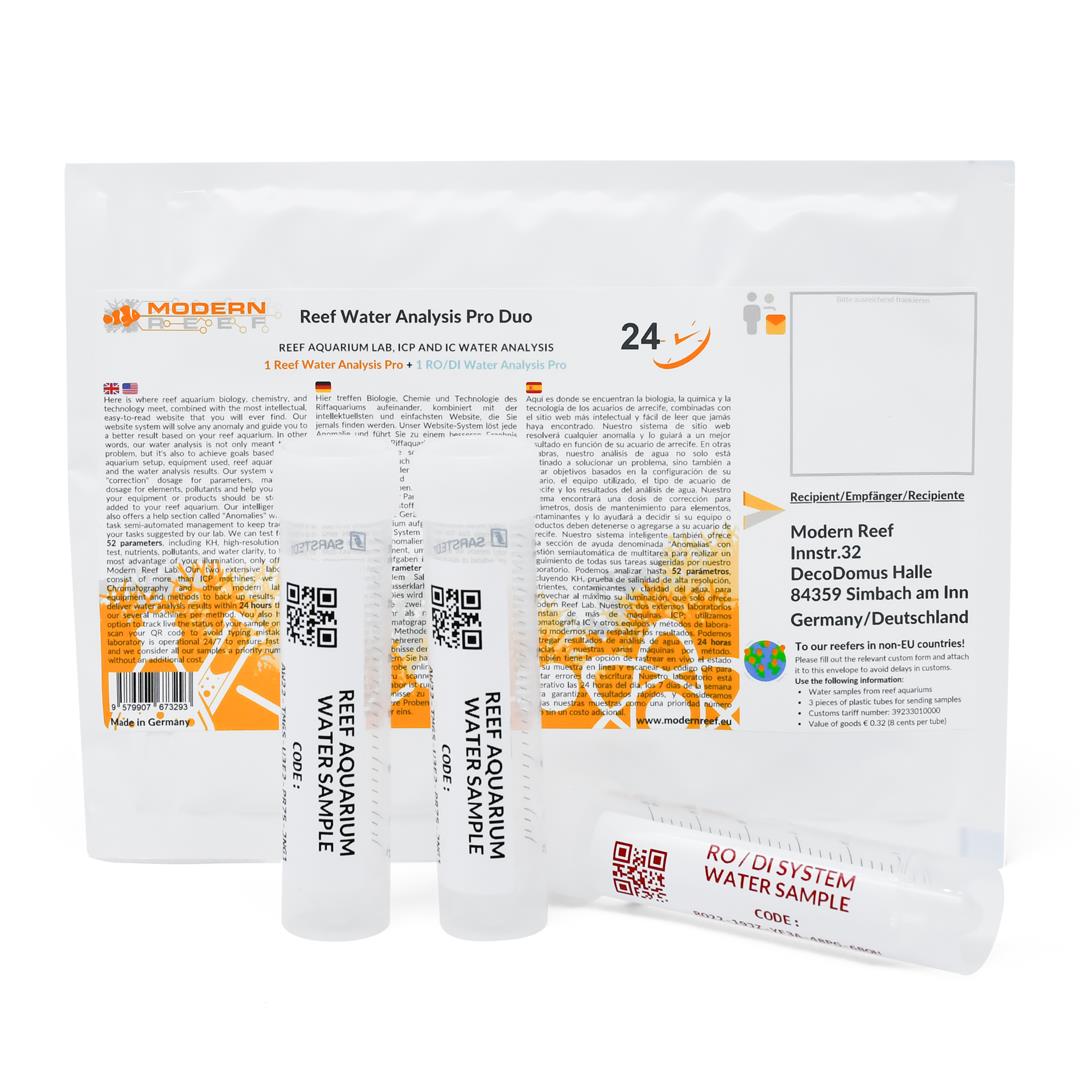 Modern Reef Reef Water Analysis Pro Duo