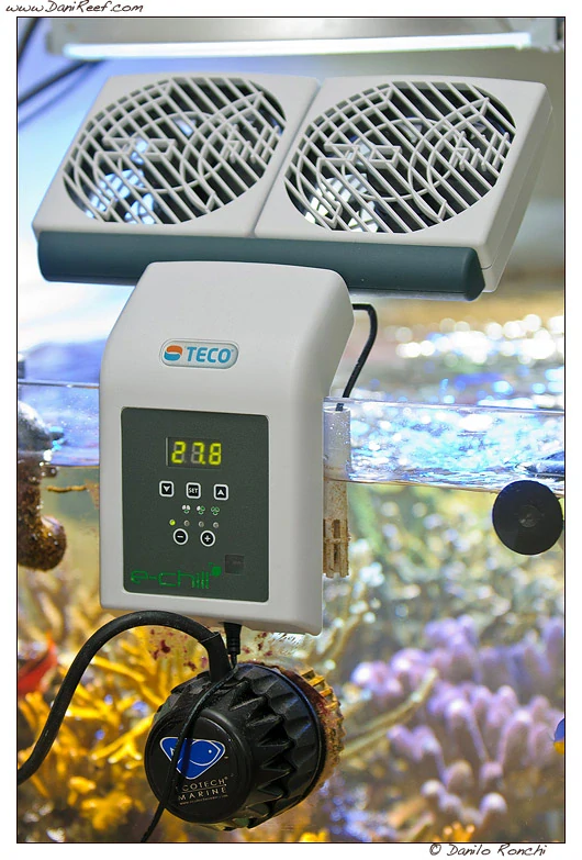 Výkonný akvarijní ventilátor TECO E-CHILL 2