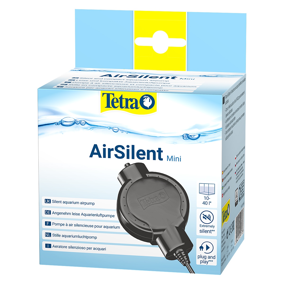 Tetra AirSilent Mini - tichý provzdušňovač pro 40L akvárium