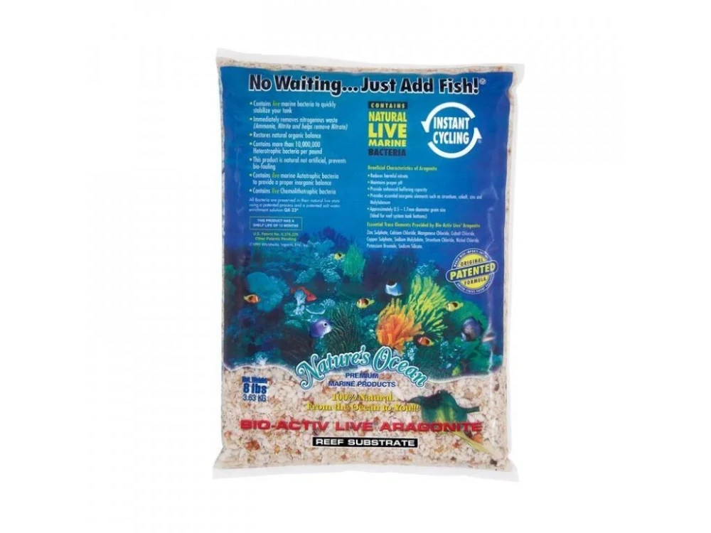 Natures Ocean Bio-Activ Reef substrate 1-2,5 mm Live Sand 3,63 kg