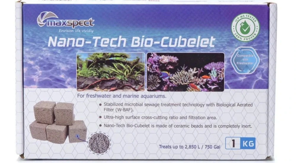 Nano Tech Bio Cubelet - filtrační bio kostky 1kg