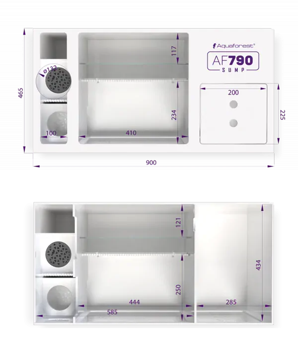 Externí filtrační nádrž AF S790 (205L)