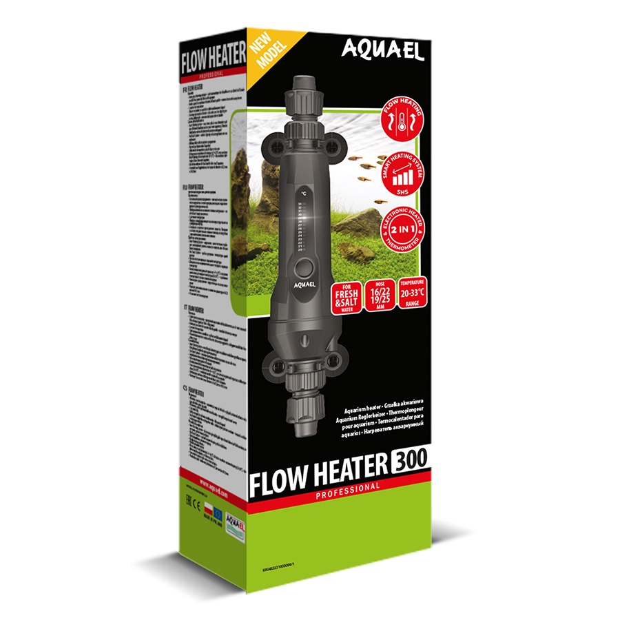 Aquael Flow Heater 2.0 300W - průtokový ohřívač