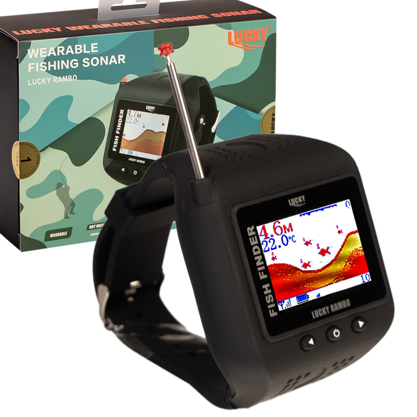Lucky Rambo Fishing Sonar - bezdrátová rybářská sonda