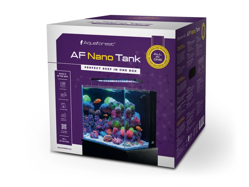AF NANO tank s LED osvětlením + Startovací sada (90L)