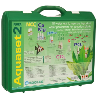 Zoolek Aquaset 2 Flora - sada 10 testů pro testování akvarijní vody