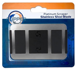 Flipper Platinum Scraper Stainless Steel Blade